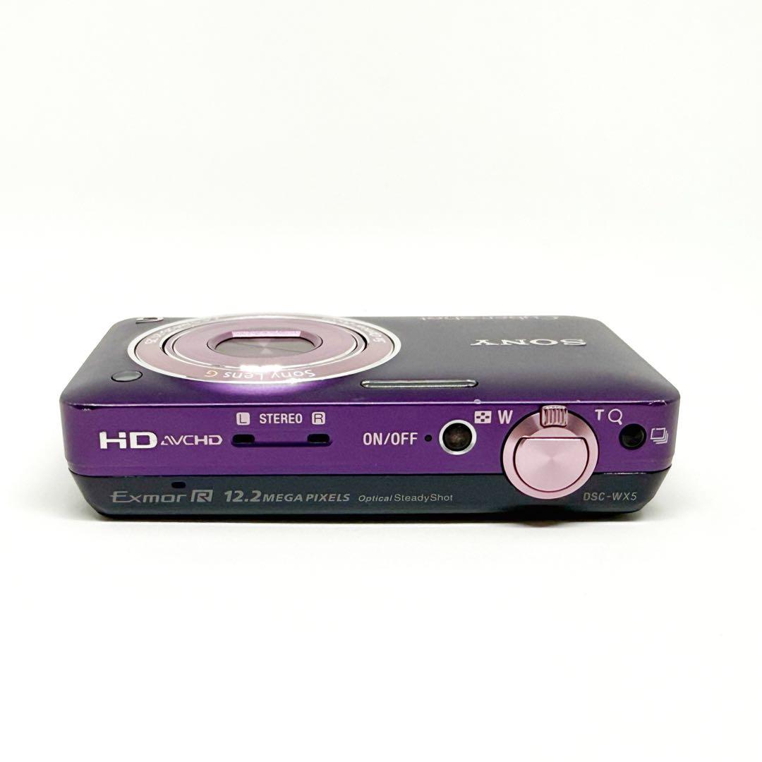 SONY Cyber-Shot DSC-WX5 バイオレット コンデジ ソニー