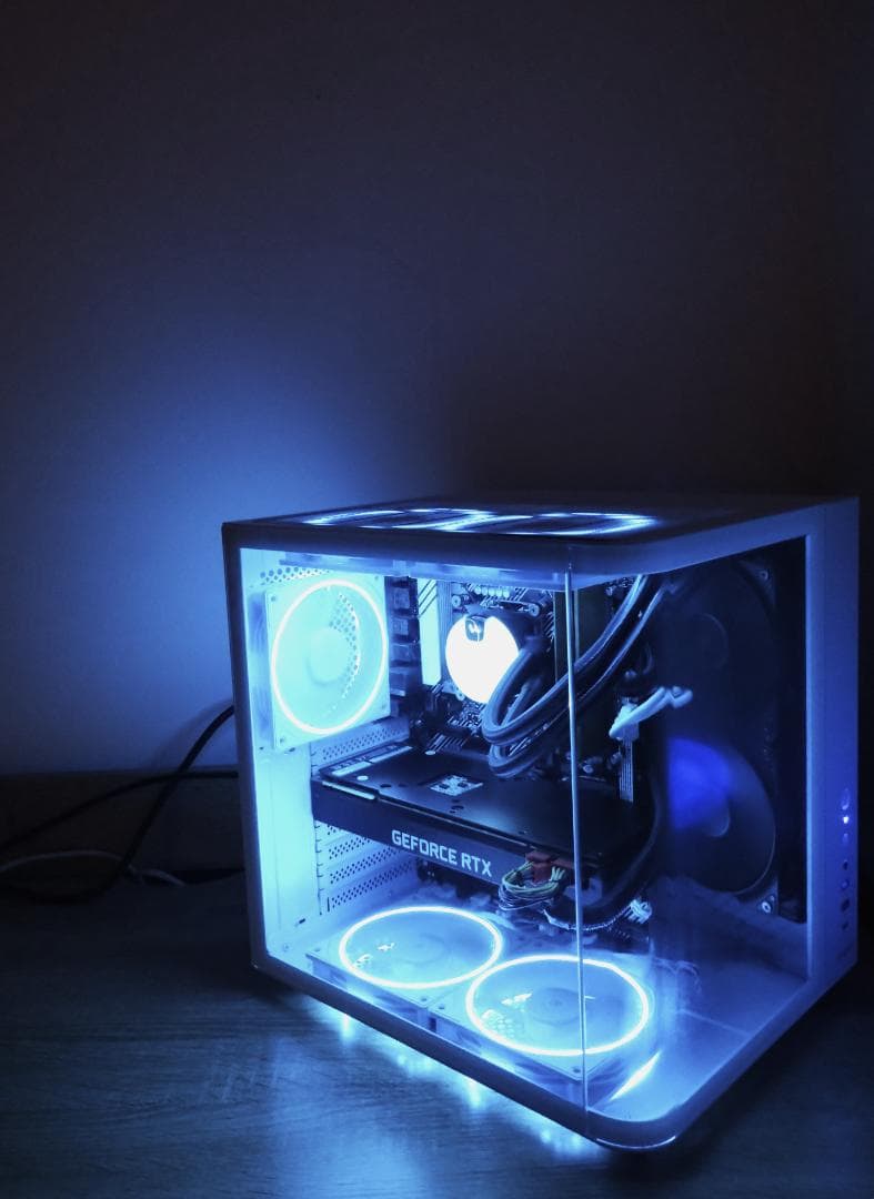 ゲーミングPC/i7 10700/RTX2070S/新品NVMe1TB/水冷