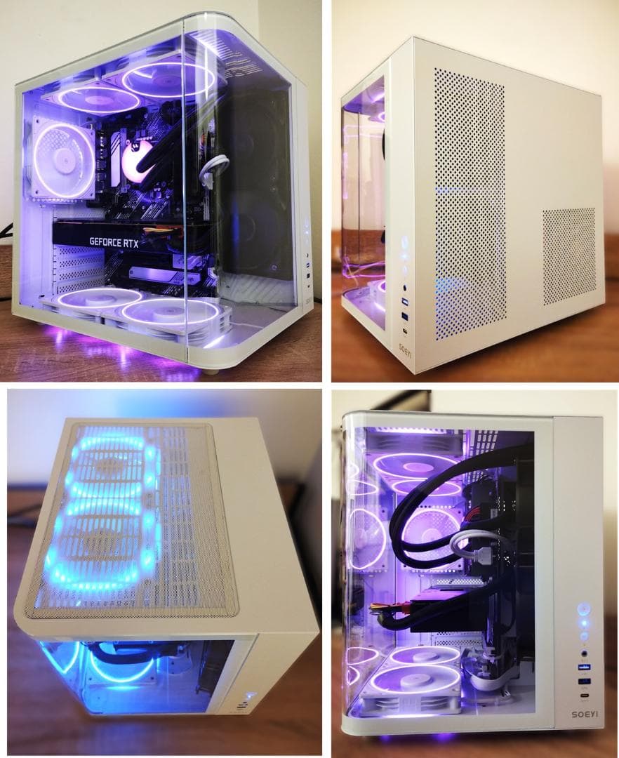 ゲーミングPC/i7 10700/RTX2070S/新品NVMe1TB/水冷