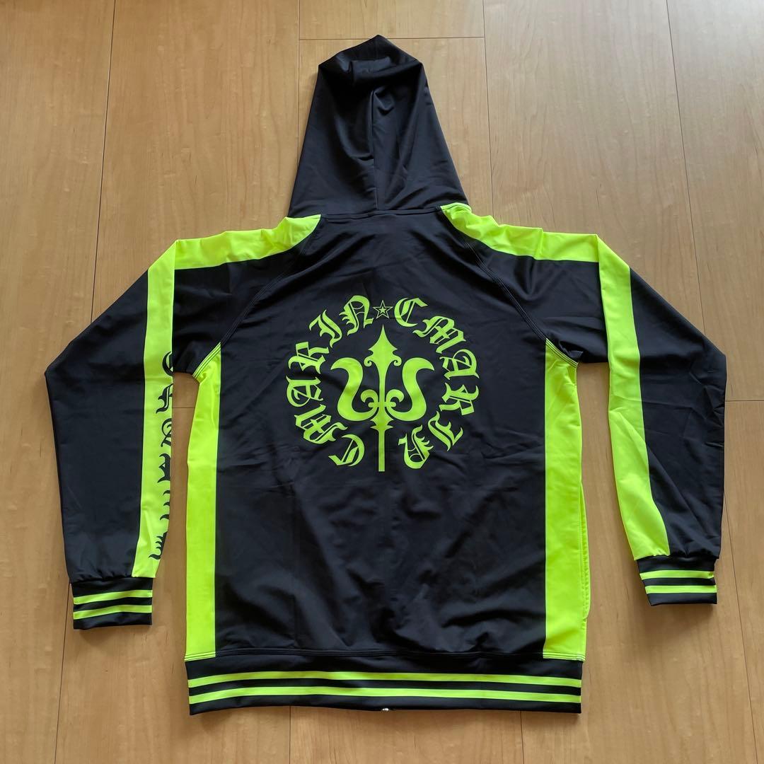 C.Marin メンズ ラッシュガードセットアップ （BK×ネオンイエロー）