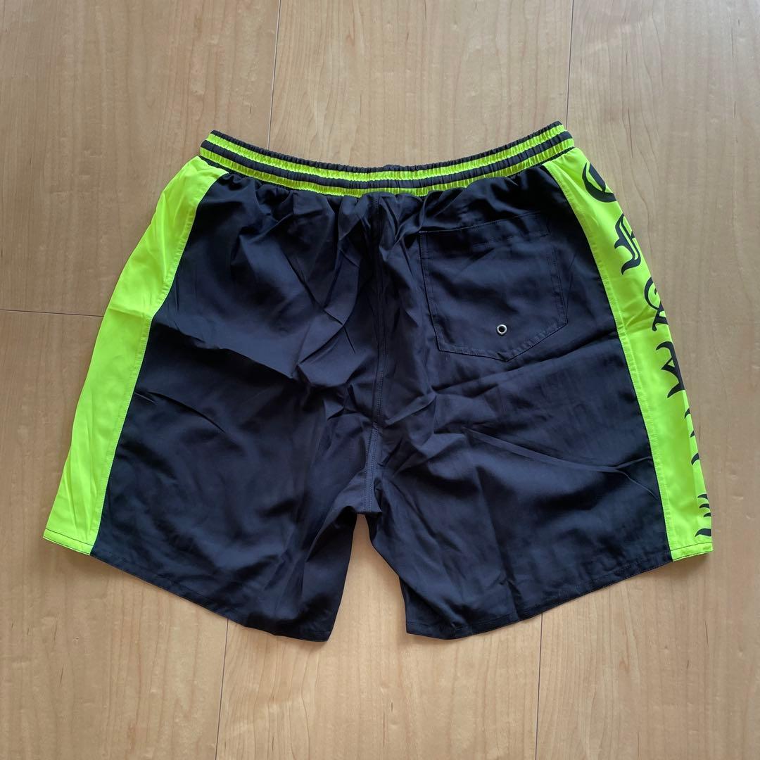 C.Marin メンズ ラッシュガードセットアップ （BK×ネオンイエロー）