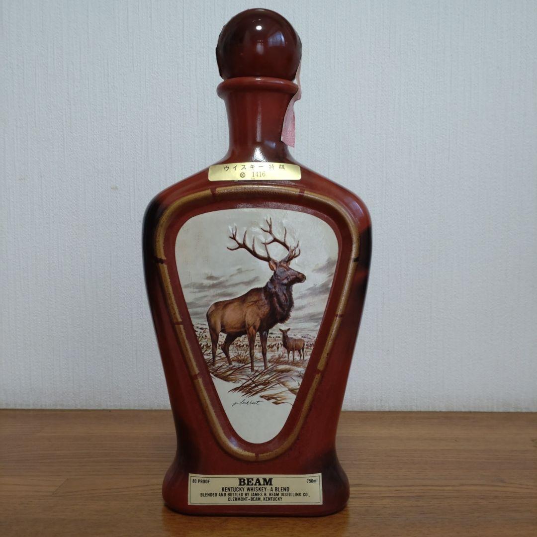 ♦あらみん♦BEAM社 バーボンウイスキー鹿絵& コロニーハウス２本セット
