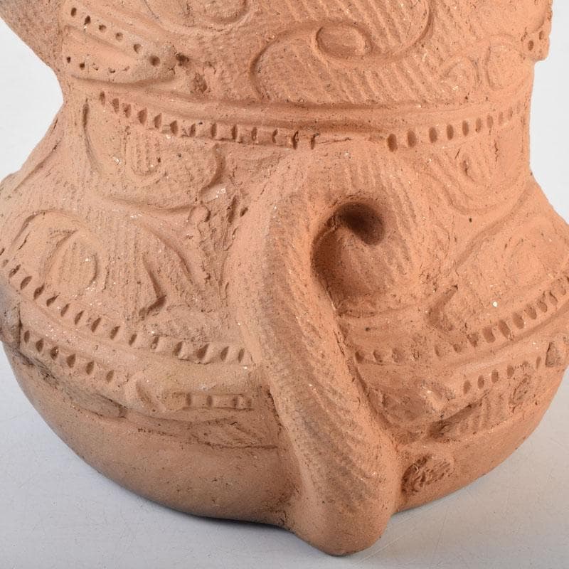 九ちゃん　縄文土偶形　招き猫　置物　V　9063