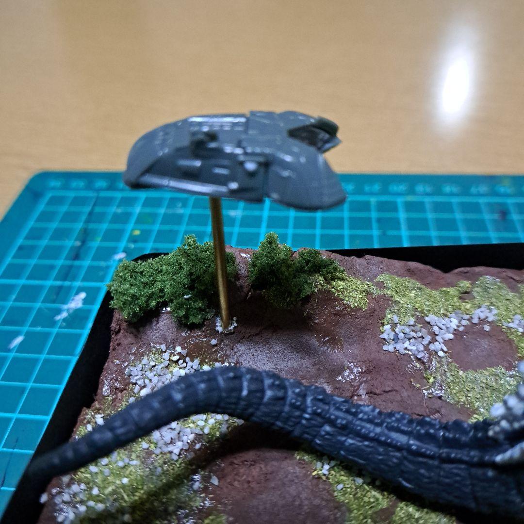 ジオラマ ゴシラ 対 ビオランテ