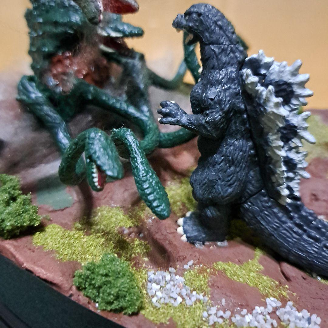 ジオラマ ゴシラ 対 ビオランテ