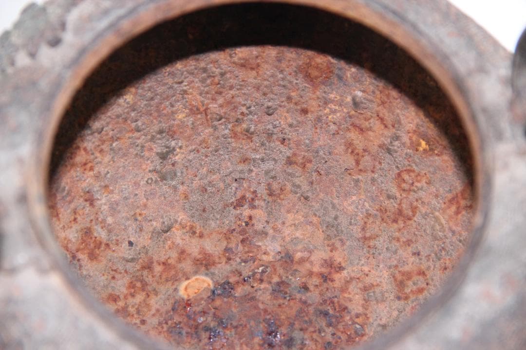 亀文堂　銀象嵌提手　梅図提手 月下湖景 琵琶湖 1400ml EU11-11