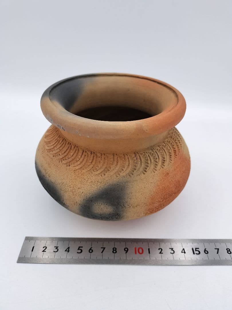 b987　建水 ハンネラ写 山崎宗元 木箱 茶道具　古物