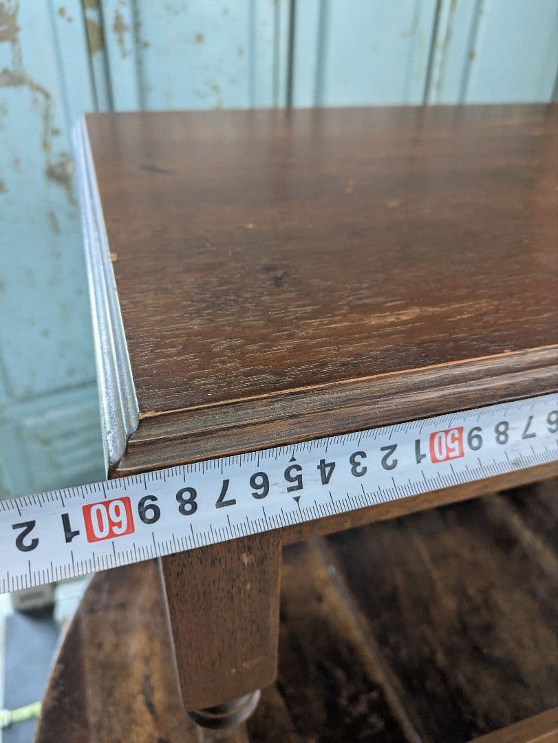 昭和レトロ　アンティーク　天然木　 木製 サイドテーブル ローテーブル 飾り台