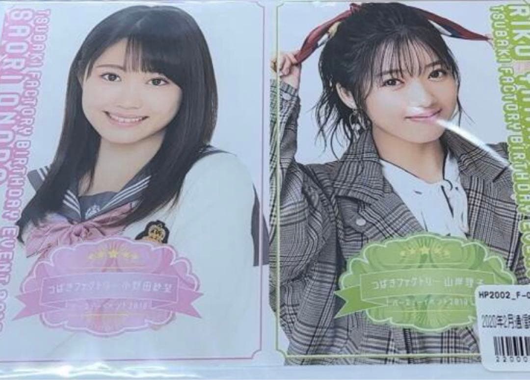 つばきファクトリー　山岸理子　小野田紗栞　バースデーイベント2019 DVD