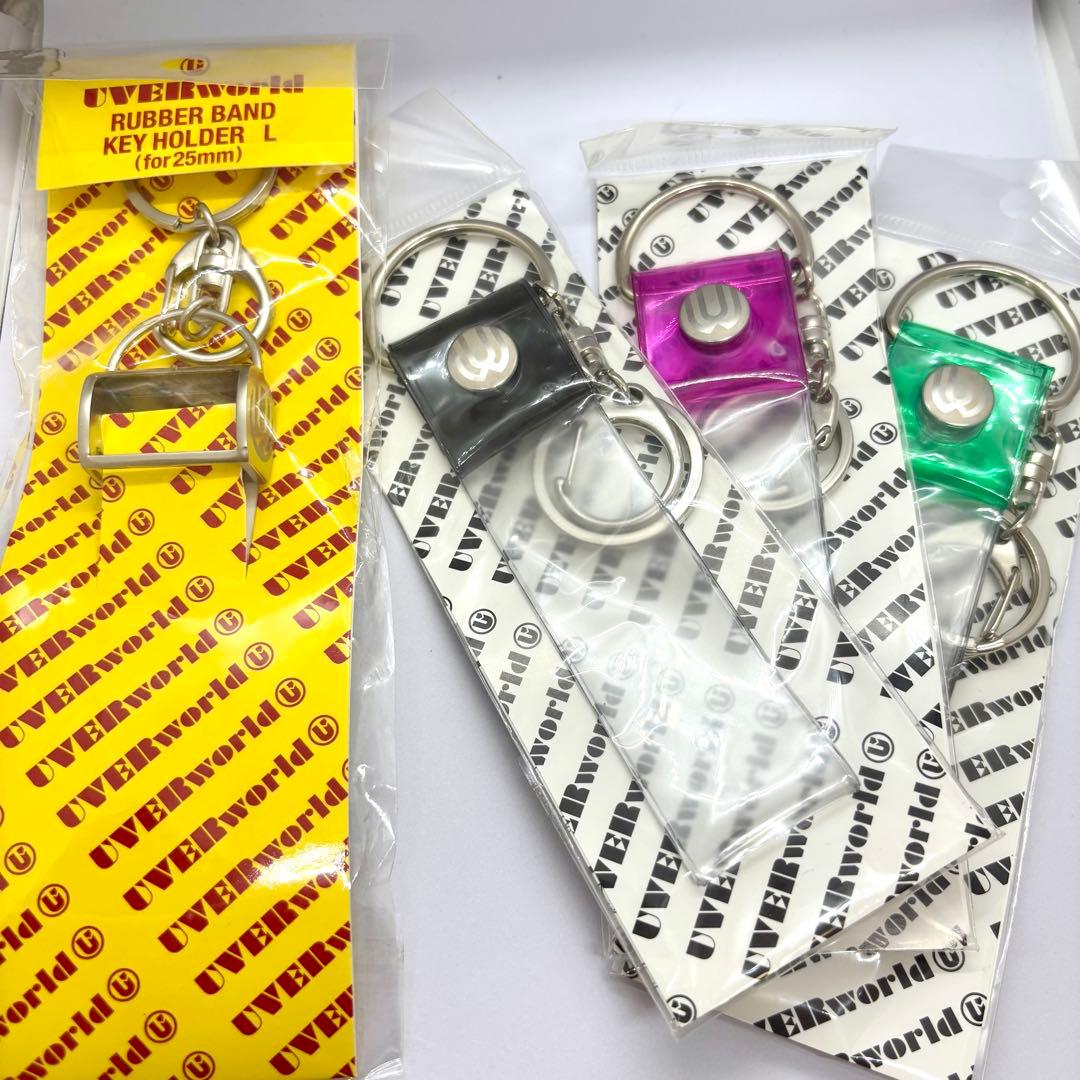 【限定】UVERworld 銀テープ ラバーバンド ホルダー タワレココラボ