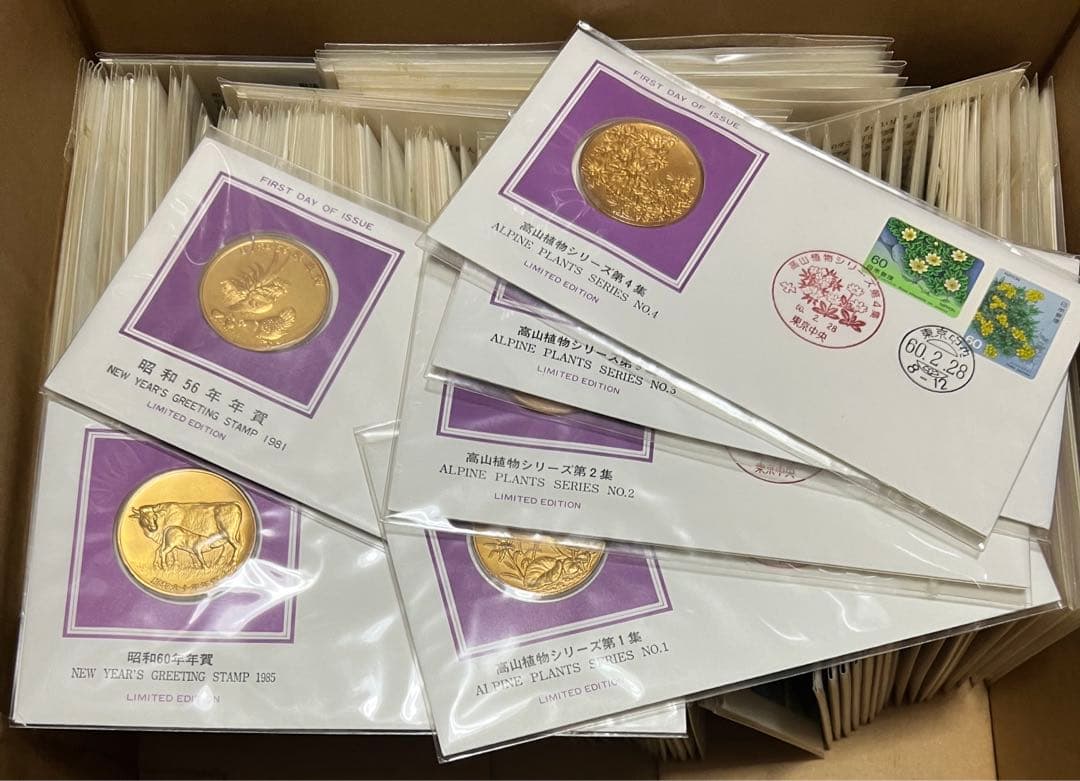 大量 初日カバー メダル