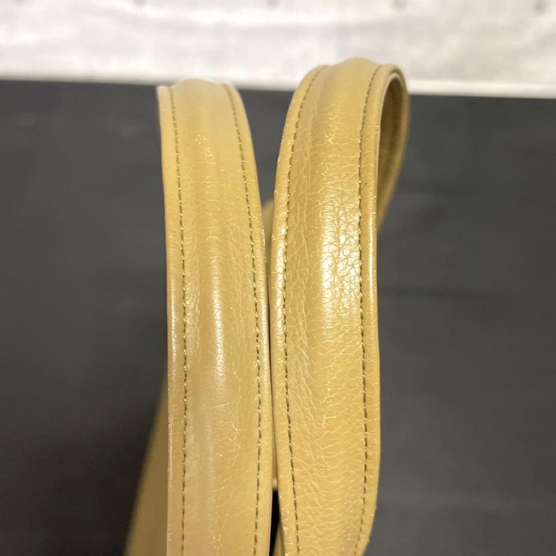 l*a様 【美品】HAMANO 濱野皮革工藝 カーキ レザー ゴールド金具 トー