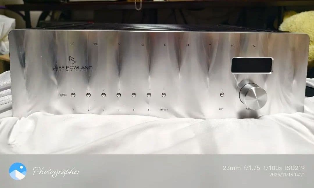 Jeff Rowland プリメインアンプ Concentra 定価110万