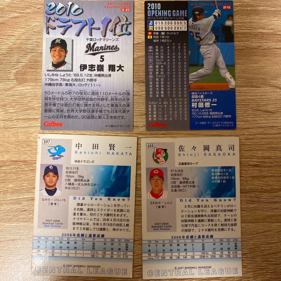 プロ野球カード(往年の有名選手)