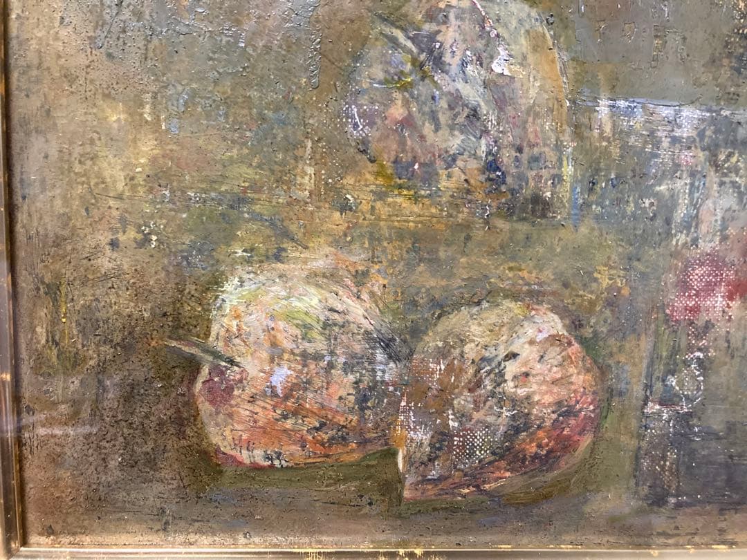 油彩 油絵 静物画 【鶴身幸男】 『美術年鑑』掲載 日動画廊取扱作家　 F6号