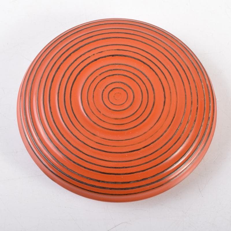 茶道具　久世宗春作　根来塗　金輪寺　棗　共箱　V　7007