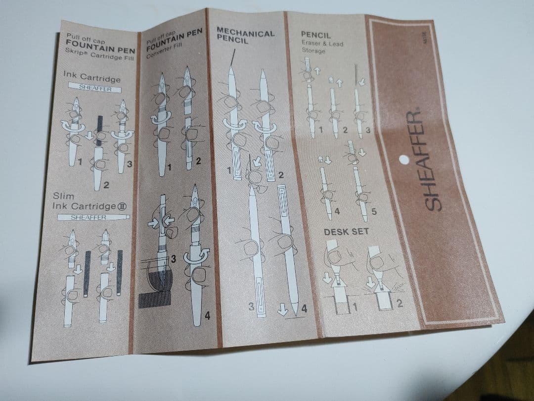 SHEAFFER万年筆TARGA14金ペン先