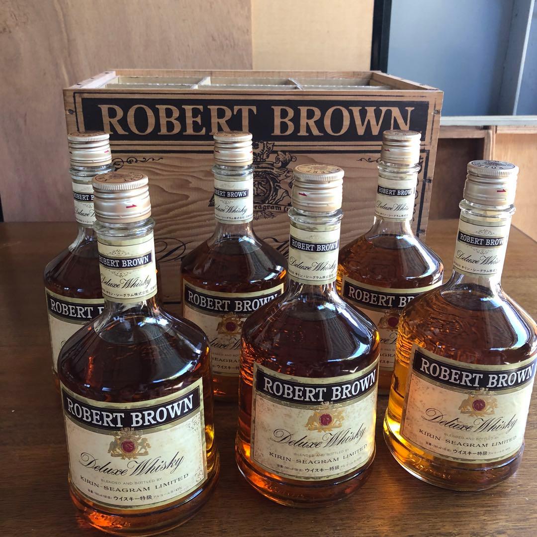 ROBERT BROWN Deluxe Whisky 6本セット 木箱
