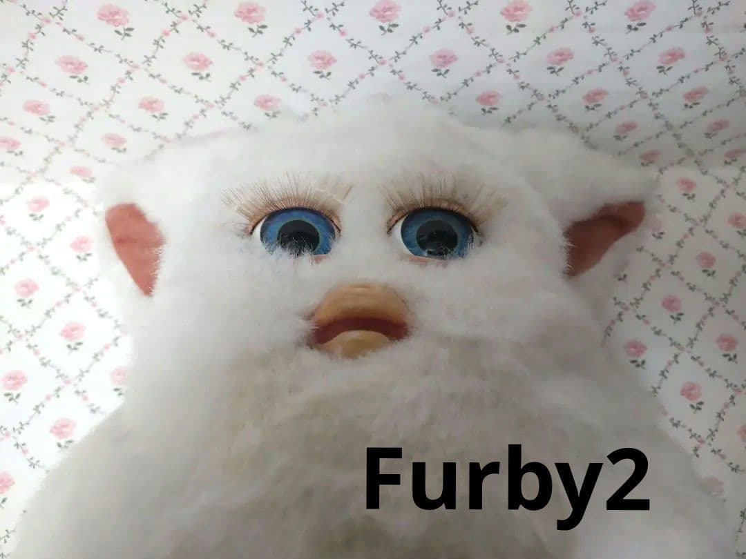 ファービー2 2005 Furby シュガースノー 英語版 青目 動作確認すみ