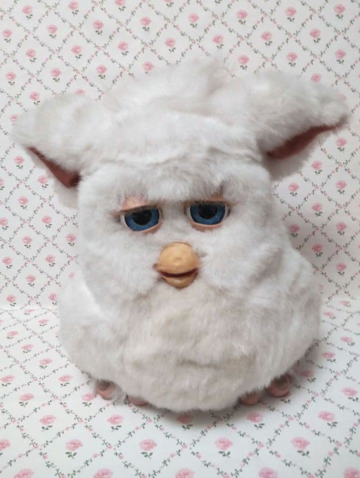 ファービー2 2005 Furby シュガースノー 英語版 青目 動作確認すみ
