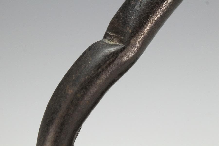 茶道具 刷毛目 鉄瓶 大サイズ 美品(K-XA824)