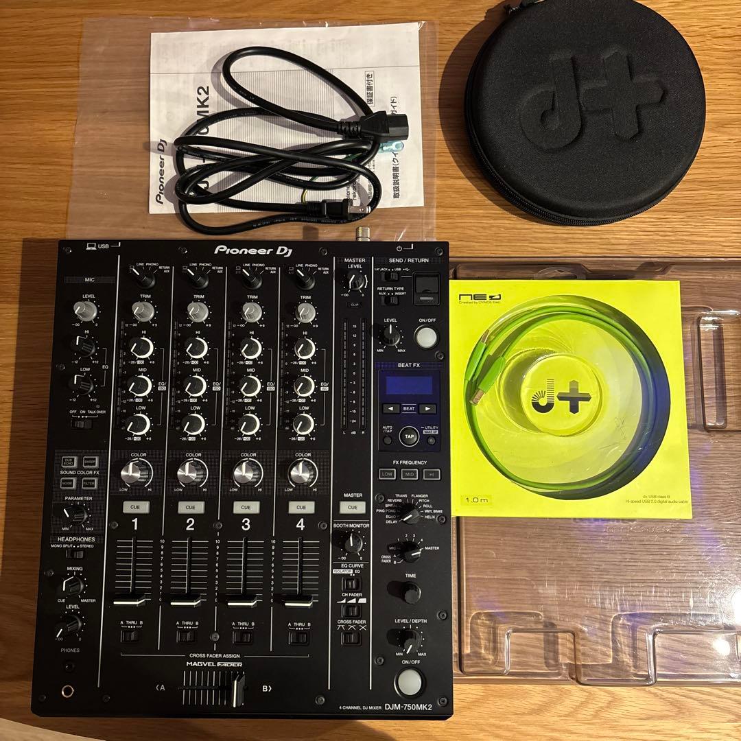 DJM-750MK2 Pioneer Djミキサー オマケ付き