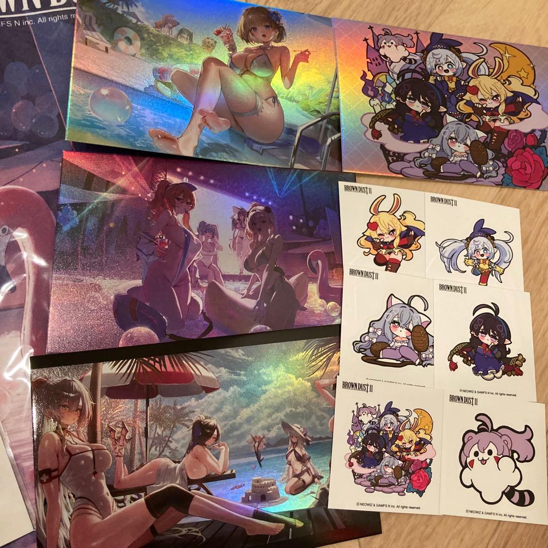 ブラウンダスト 2 韓国 ポップアップ 非売品 購入特典セット