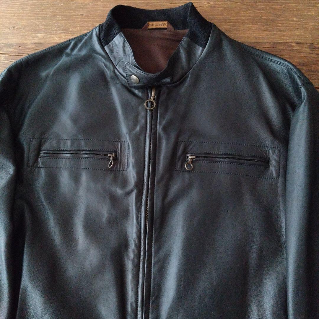 SERAPHIN セラファン　ラムレザー　シングルライダースジャケット