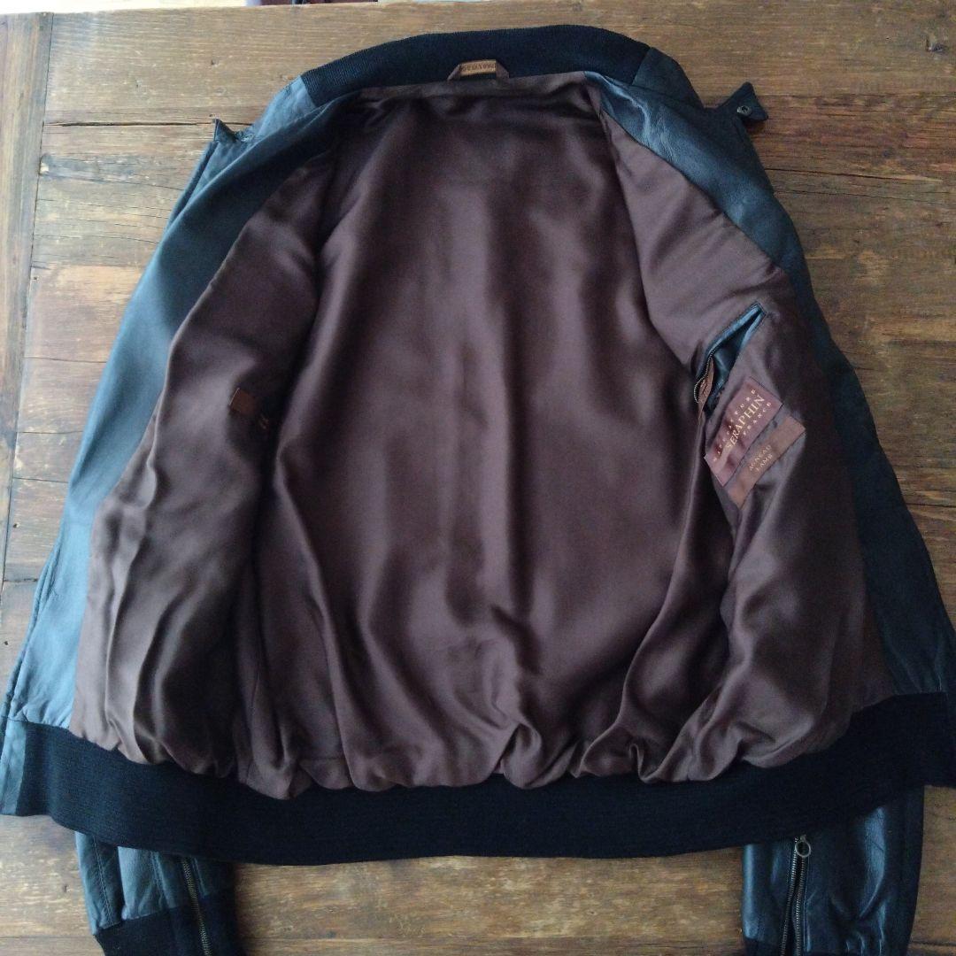 SERAPHIN セラファン　ラムレザー　シングルライダースジャケット