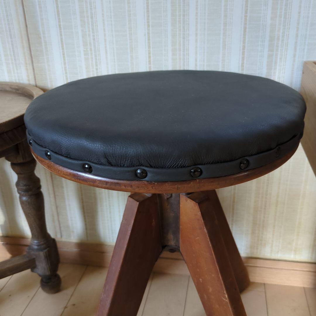 ブロカント古道具　回転椅子 ドクターチェア