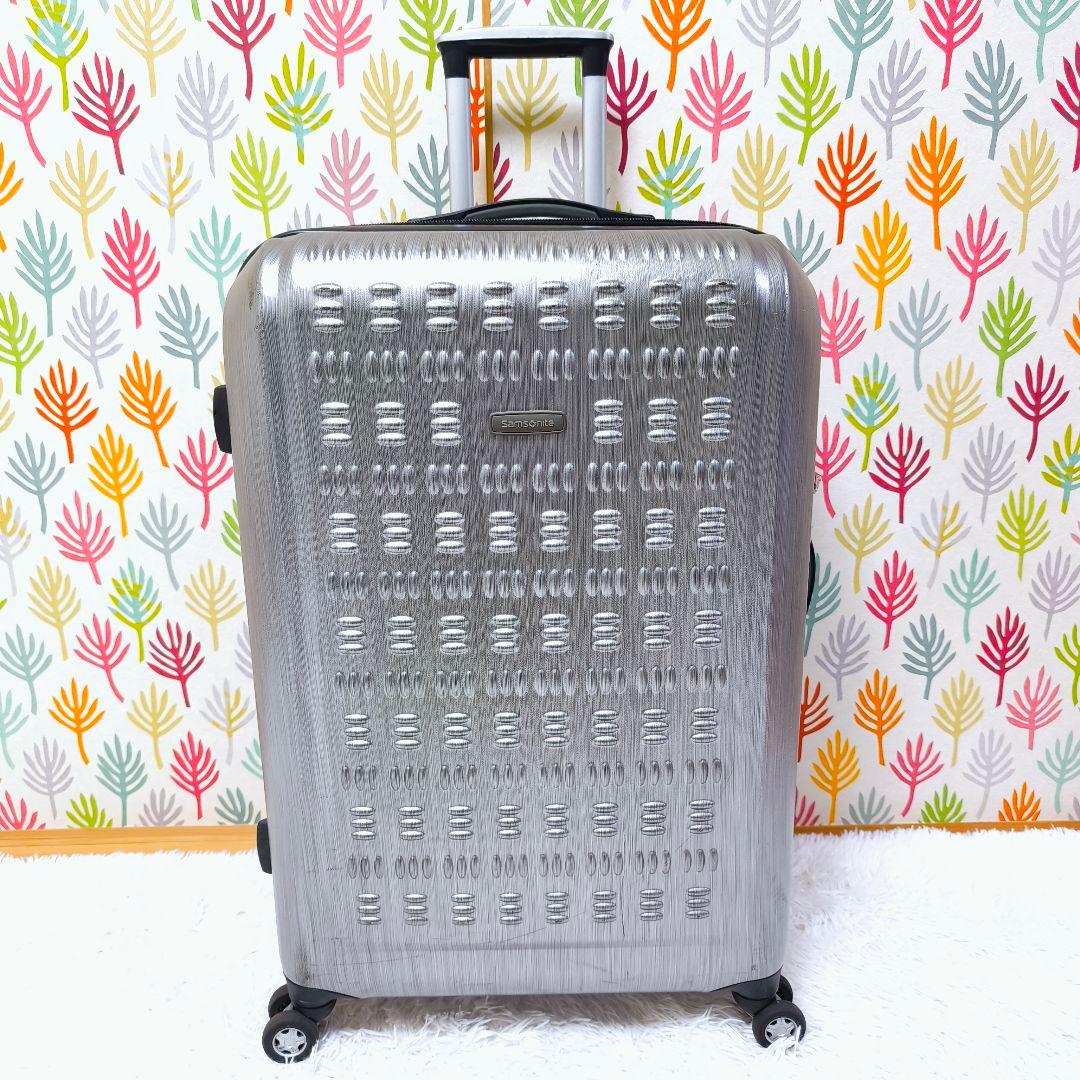 【良品】Samsonite AluPlate 360 スピナー 4輪 95L