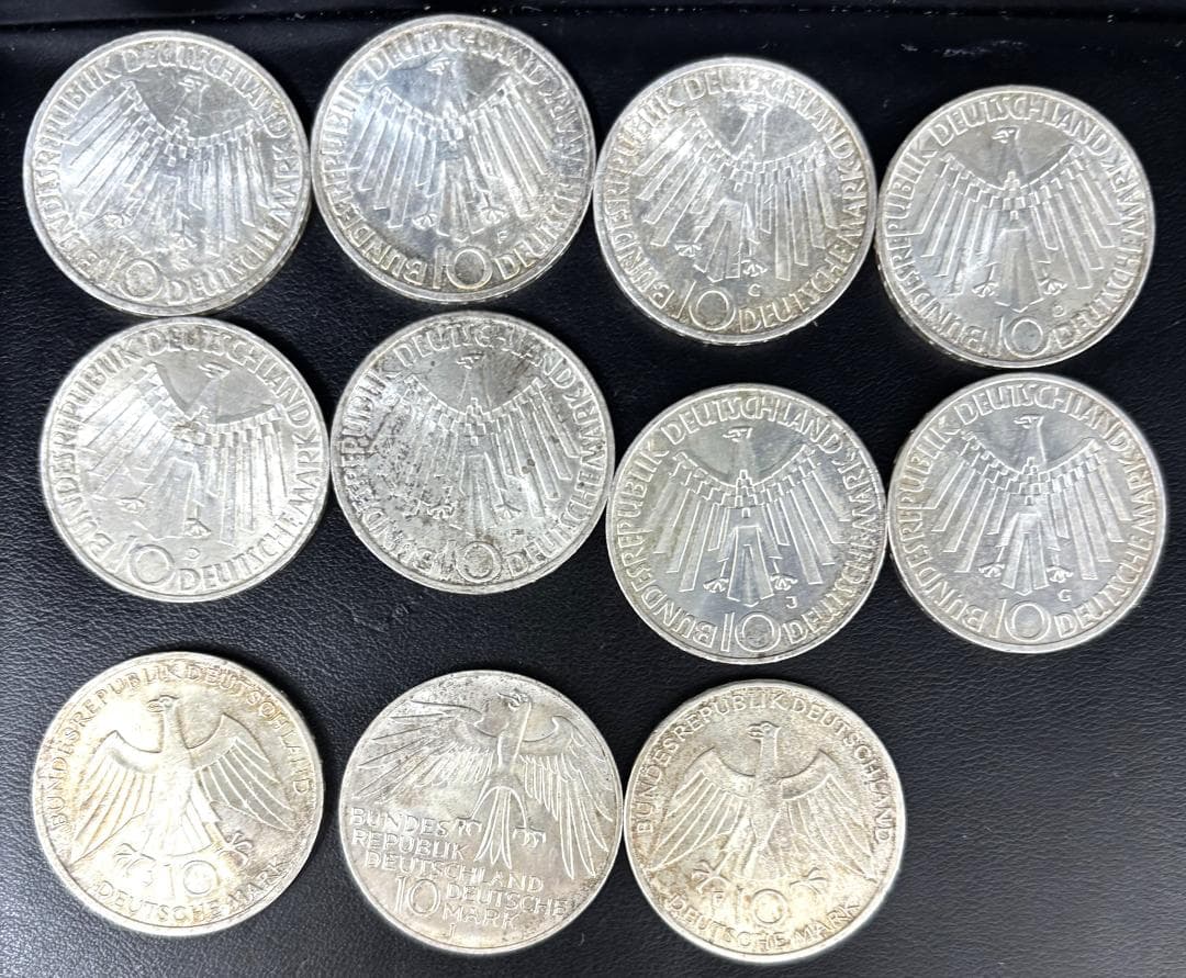 ミュンヘンオリンピック記念10マルク銀貨11枚　YF179