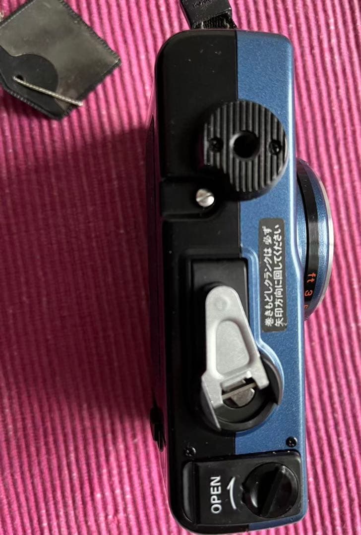 Konica C35EF3 ブルー コニカ コンパクトフィルムカメラ　美品？