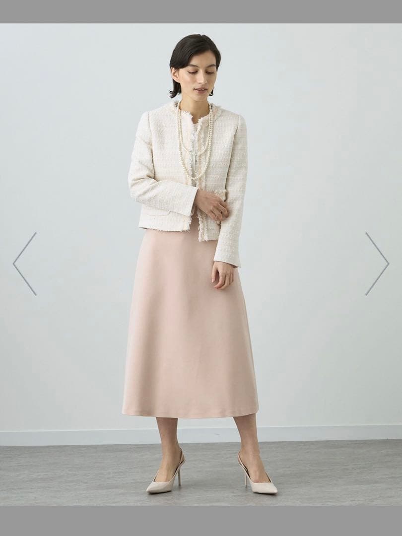 アナイ　ANAYI 未使用　新品　ピンク　ベージュ　スカート 上品