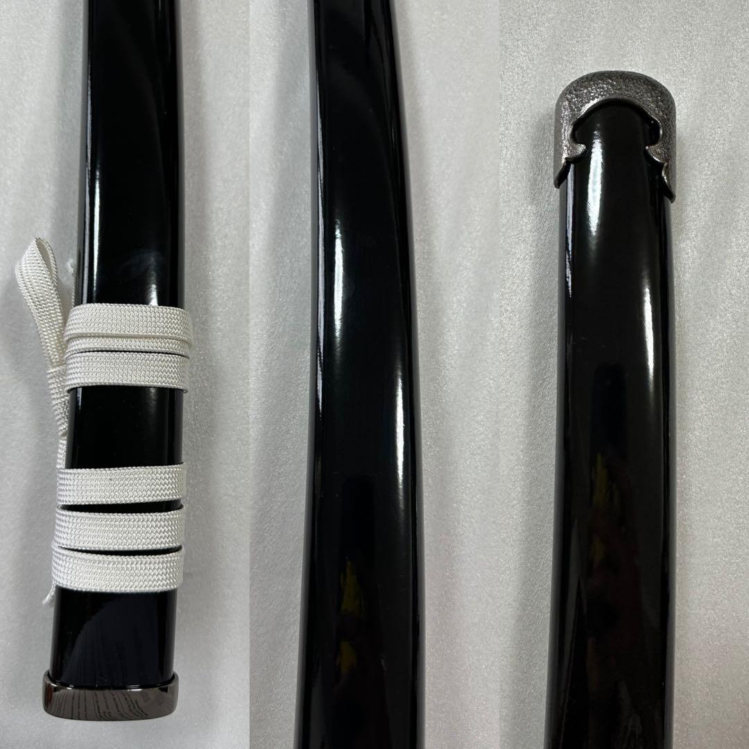 新品 模造刀　打刀 黑鞘　コスプレ 鞘付き長さ約105cm 26A2