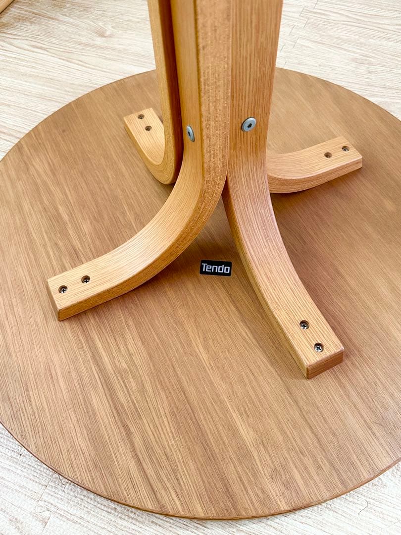 天童木工　曲木　ラウンドテーブル　直径60cm