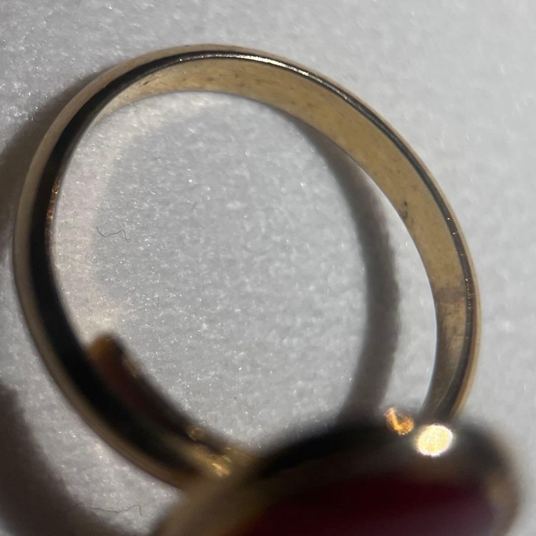 東京ディズニーランド ミッキーマウス 指輪 リング レトロ ヴィンテージ 赤