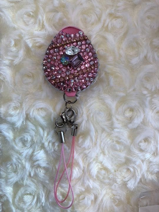 ネックストラップ★プティ★スワロフスキーデコ