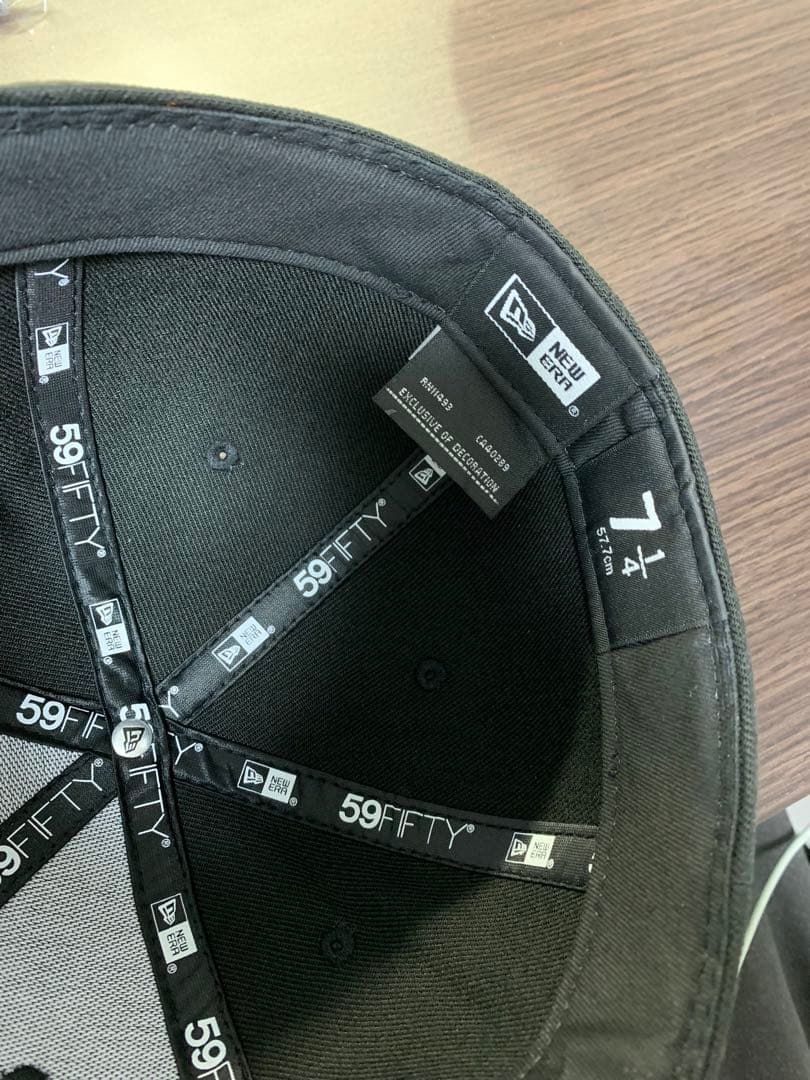 New Era 59FIFTY breath キャップ ブラック 7 1/4