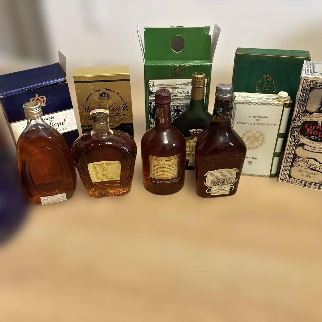 ウイスキー　ブランデー　古酒6本セット