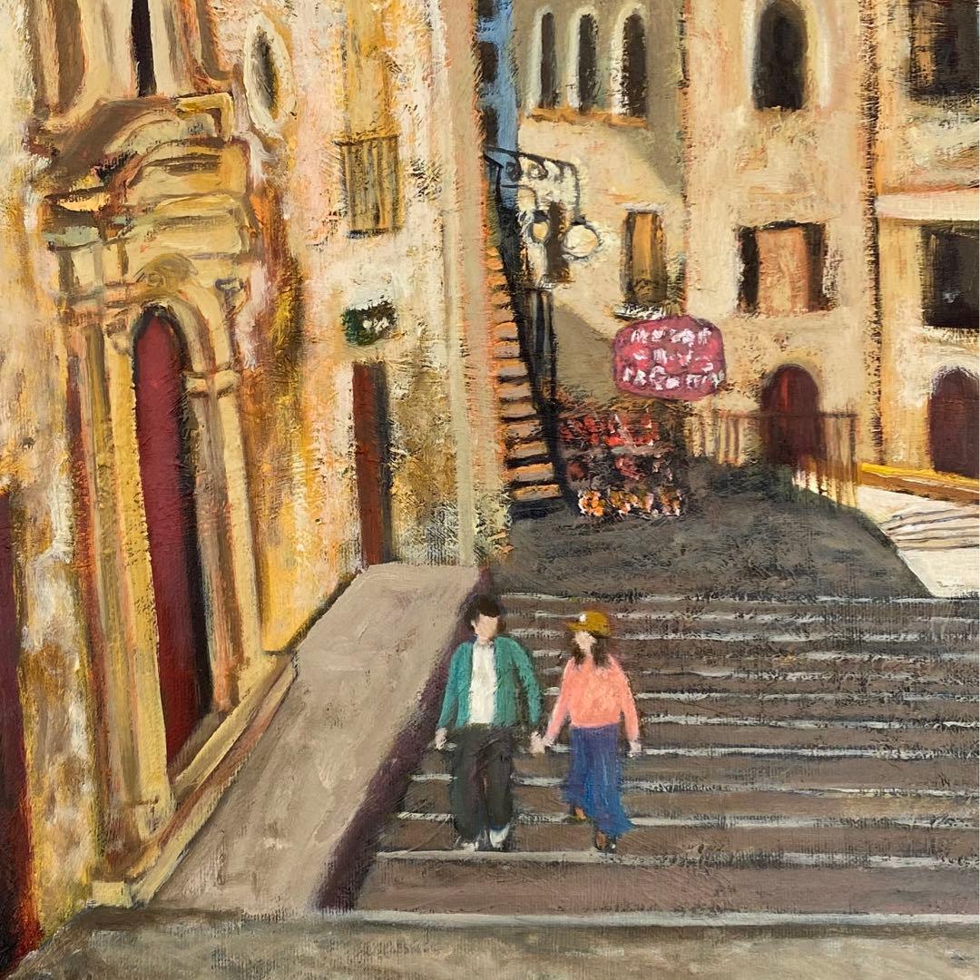 イタリア 風景画 F10 油絵 oil painting art