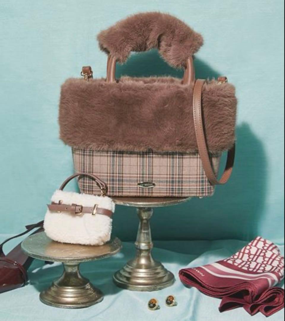 LILY BROWN エコファーコンビマルチウェイトート