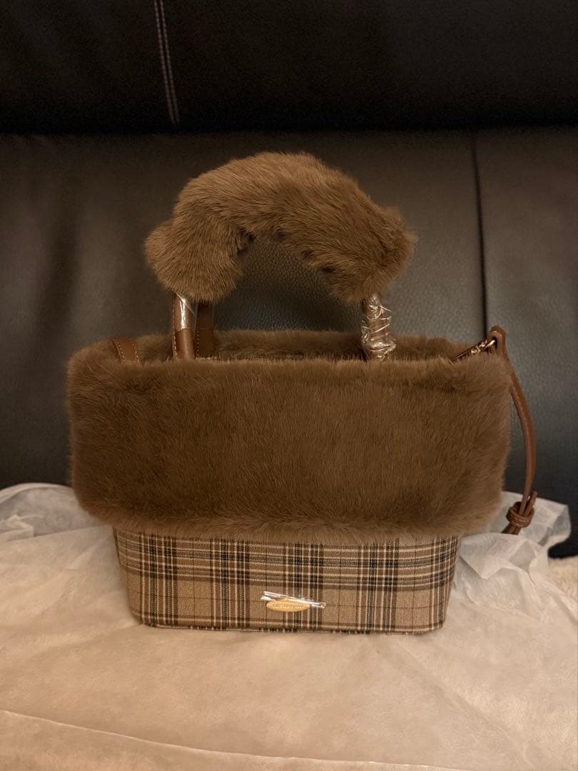 LILY BROWN エコファーコンビマルチウェイトート