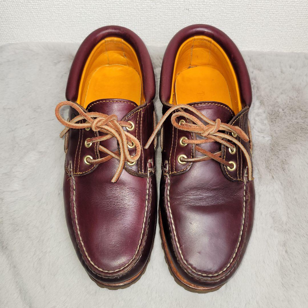 美品✨ Timberland 27.0 デッキシューズ ラバーアウトソール