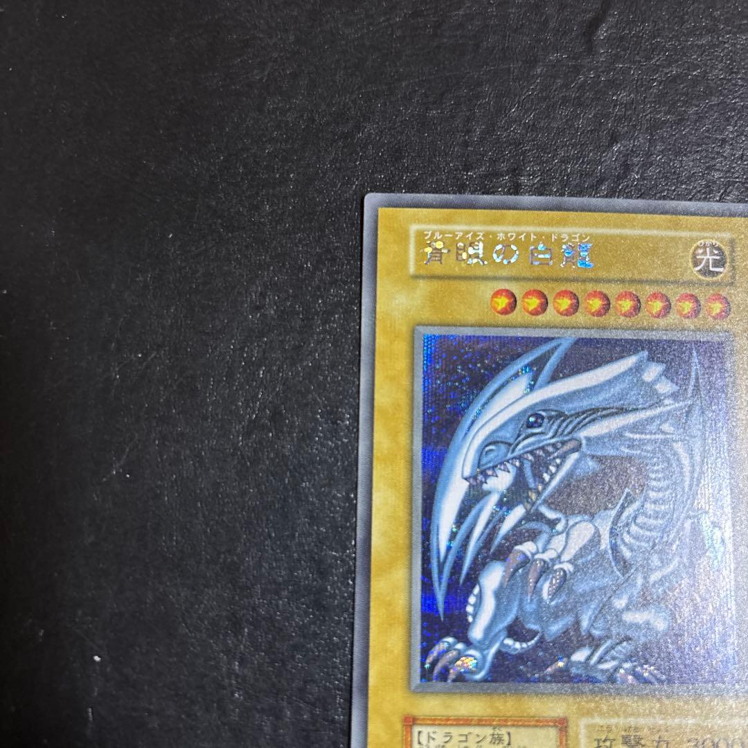 ハ*）様 遊戯王　青眼の白龍　シークレットレア　シクブル