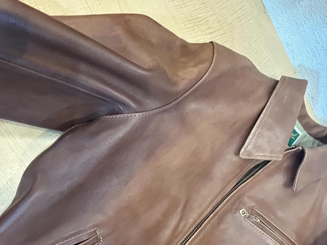 【Flat Head】フラットヘッド 馬革 シングルライダース 42 日本製