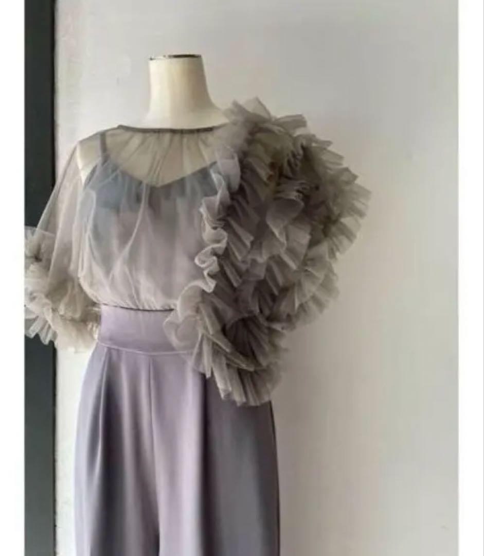 【K】LAGUNAMOON チュールドッキングコンビネゾン パンツドレス