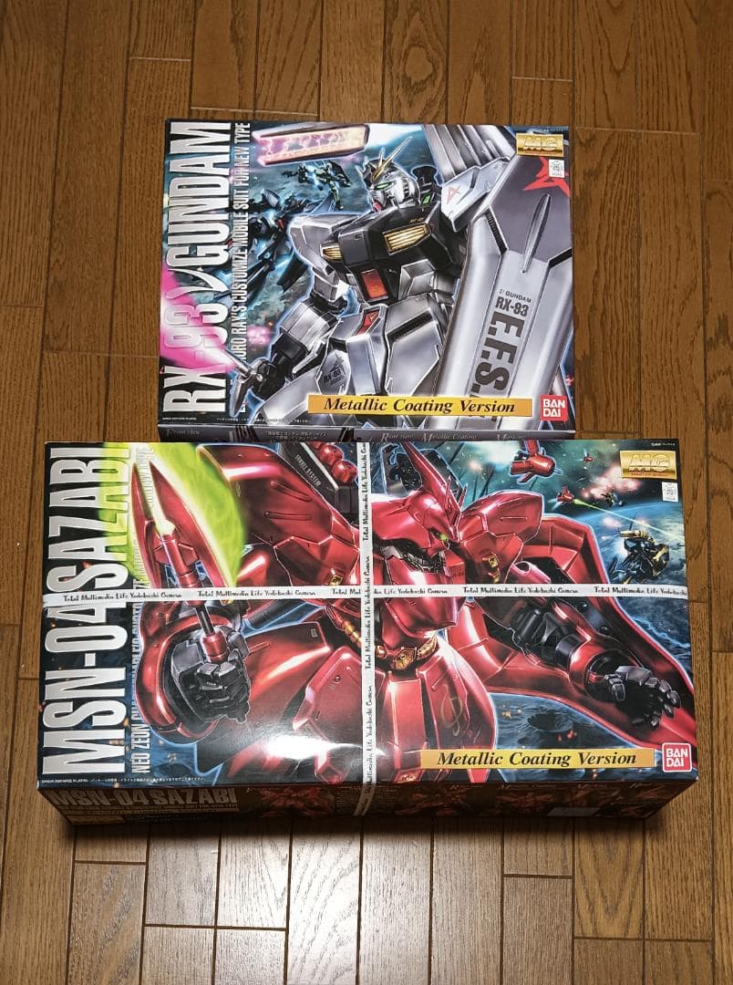【新品】MG MSN-04 サザビー & RX-93 νガンダム　セット