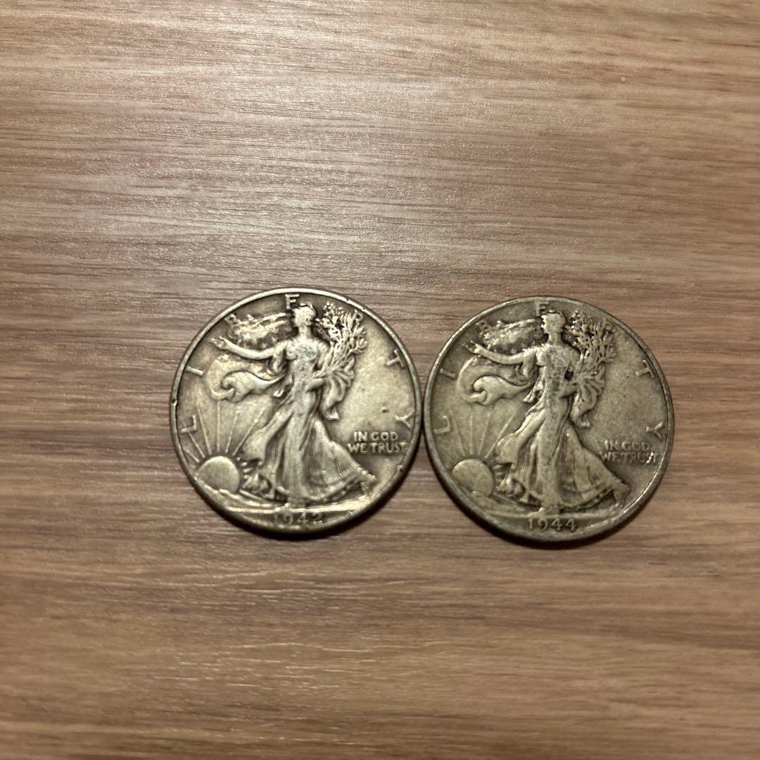 アメリカ銀貨ウォーキングリバティー50セント銀貨