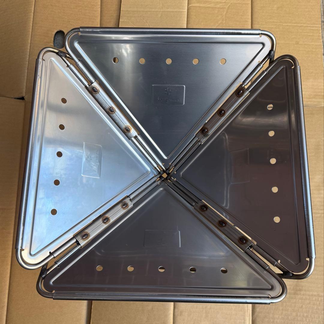  peak 焚き火台 Lスターターセット 火ばさみ付き SET-112S